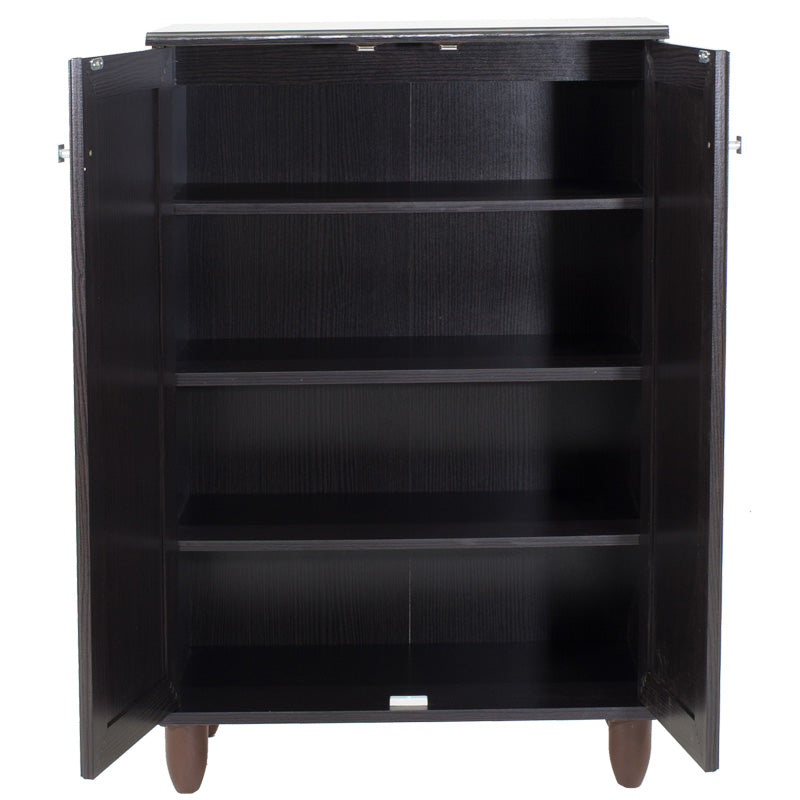 Dulap pantofi Santi, 10 - 12 perechi, Nuc - Stejar, 60x35x92 cm - Nuc