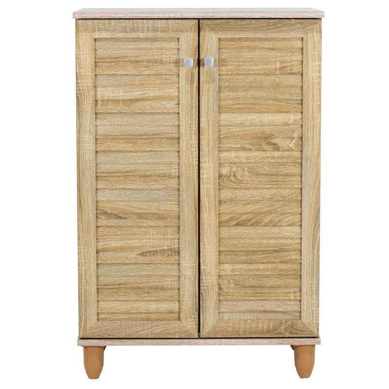 Dulap pantofi Santi, 10 - 12 perechi, Nuc - Stejar, 60x35x92 cm - Stejar