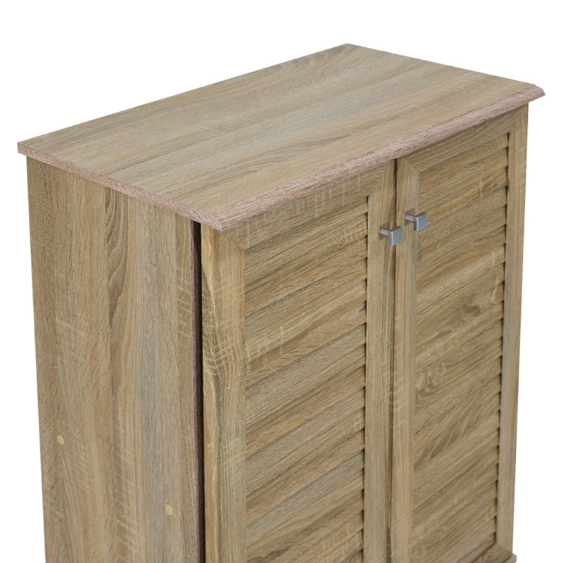 Dulap pantofi Santi, 10 - 12 perechi, Nuc - Stejar, 60x35x92 cm - Stejar