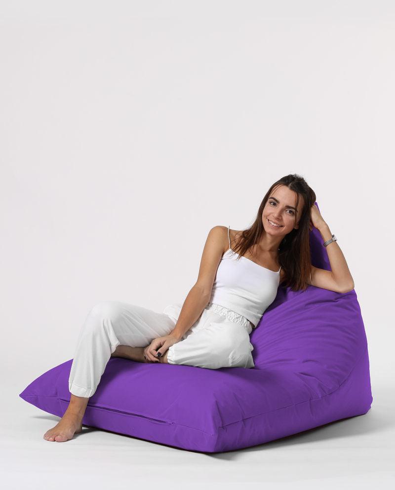 Fotoliu Bean Bag XL, Garden Bean Bag Borini, 145x90x35 cm - Mov
