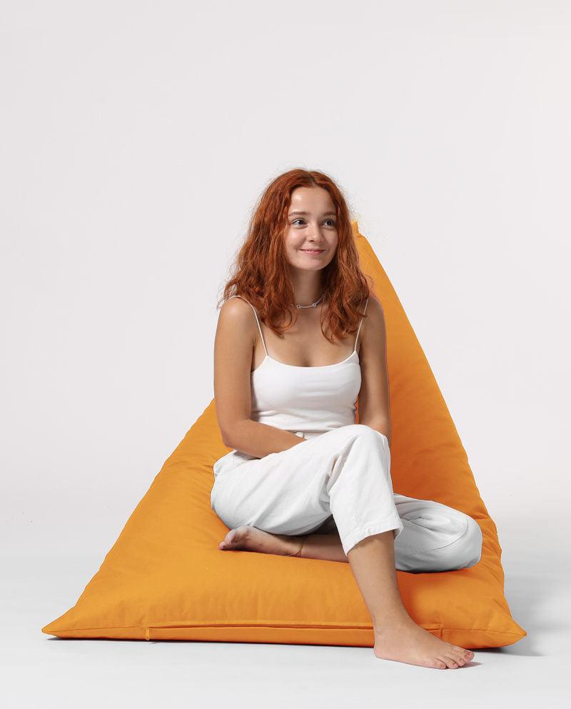 Fotoliu Bean Bag XL, Garden Bean Bag Borini, 145x90x35 cm - Portocaliu