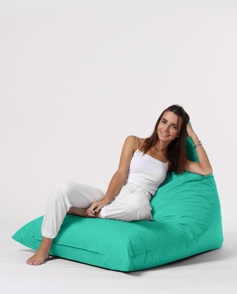 Fotoliu Bean Bag XL, Garden Bean Bag Borini, 145x90x35 cm - Turcoaz