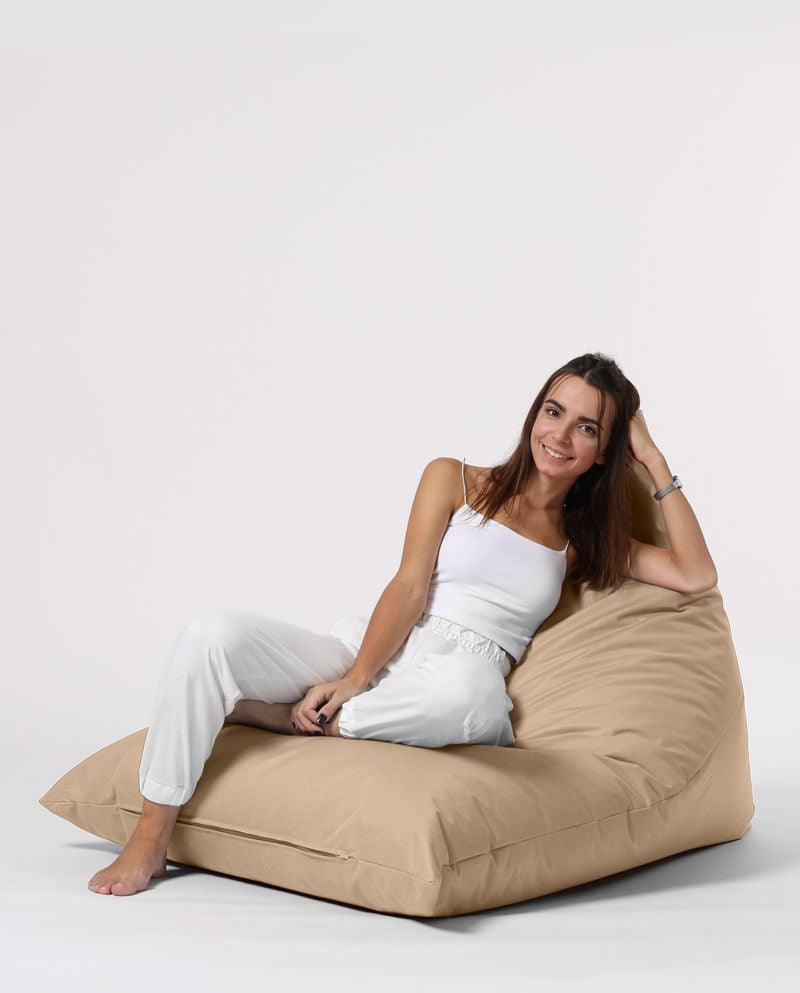 Fotoliu Bean Bag XL, Garden Bean Bag Borini, 145x90x35 cm - Maro