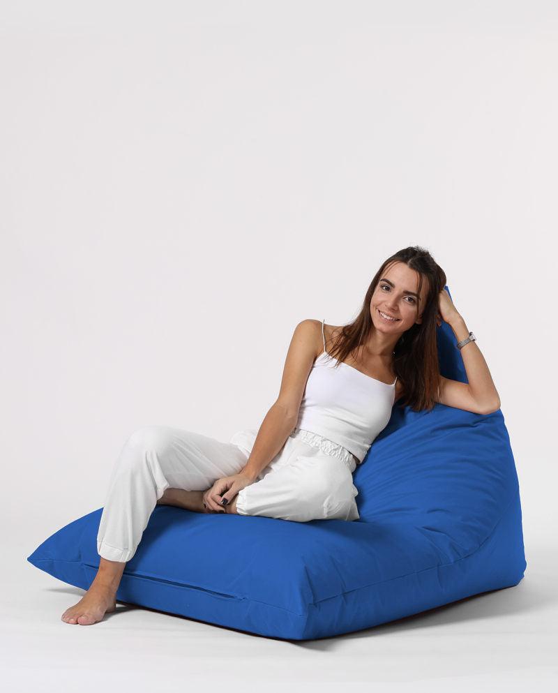 Fotoliu Bean Bag XL, Garden Bean Bag Borini, 145x90x35 cm - Albastru