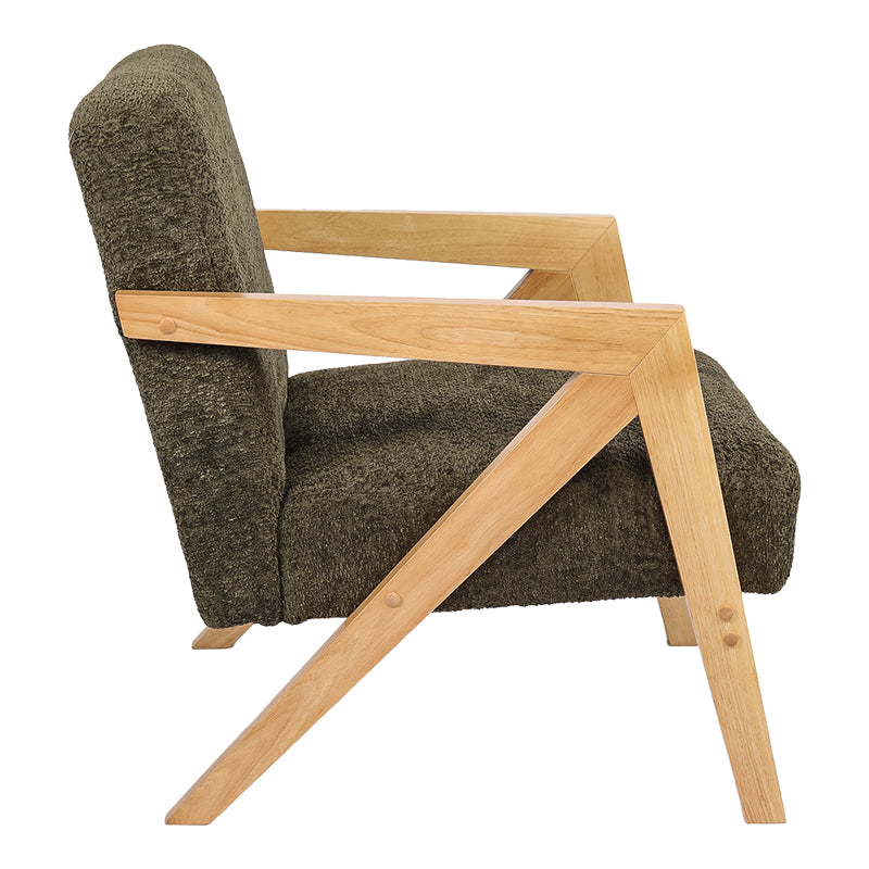 Fotoliu Garifa, Tesatura, 79x75x75 cm - Verde