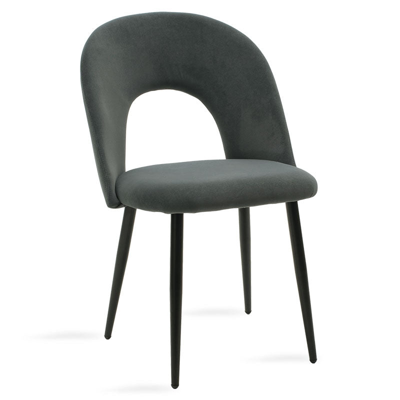 Fotoliu Jonah catifea, picioare, negre, Diverse culori, 57x55 cm - Fotoliu Jonah catifea, picioare, negre, Diverse culori, 57x55 cm - 101-000001