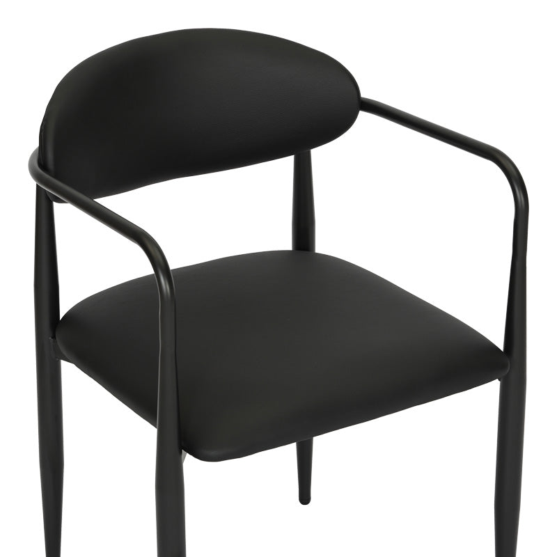 Fotoliu Kalone, 56x55x78 cm - Negru
