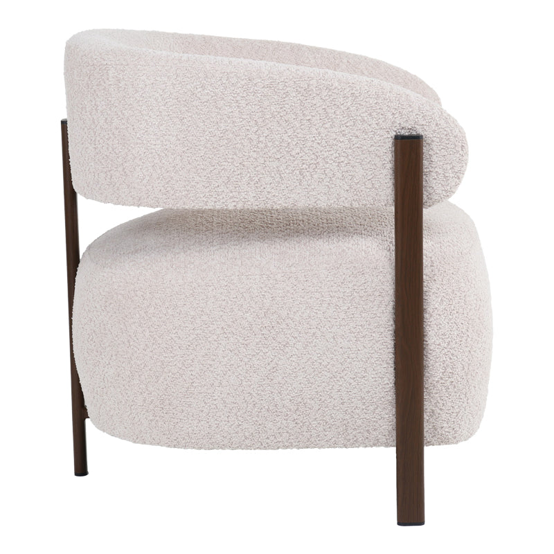 Fotoliu Melita, bouclé, Diverse culori, 69x65x69 cm - Bej | SKU: 255-000094 | Fotoliu Melita, bouclé, 69x65x69 cm, varianta Bej, produs pentru amenajarea locuinței, disponibil online în România la CasaMob