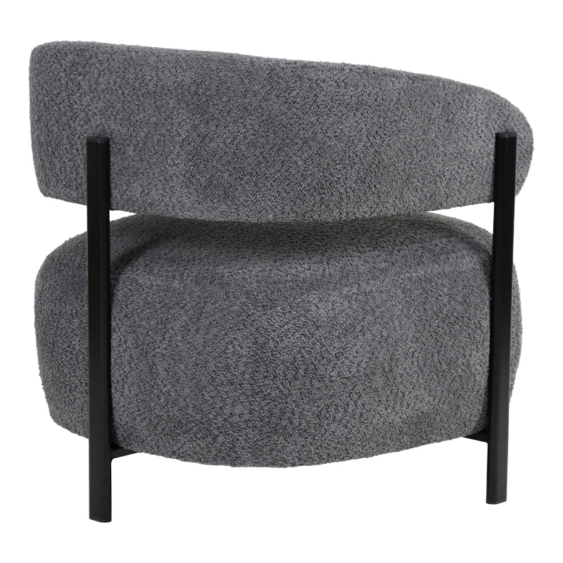 Fotoliu Melita, bouclé, Diverse culori, 69x65x69 cm - Gri | SKU: 255-000095 | Fotoliu Melita, bouclé, 69x65x69 cm, varianta Gri, produs pentru amenajarea locuinței, disponibil online în România la CasaMob