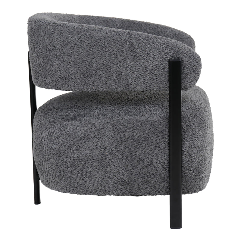 Fotoliu Melita, bouclé, Diverse culori, 69x65x69 cm - Gri | SKU: 255-000095 | Fotoliu Melita, bouclé, 69x65x69 cm, varianta Gri, produs pentru amenajarea locuinței, disponibil online în România la CasaMob