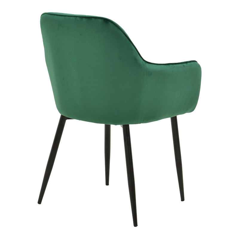 Fotoliu Noor, Catifea, Diverse culori, 58x58x86 cm - Verde