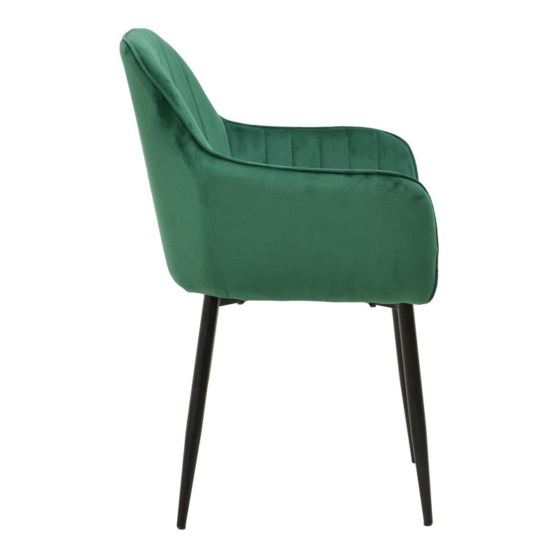 Fotoliu Noor, Catifea, Diverse culori, 58x58x86 cm - Verde