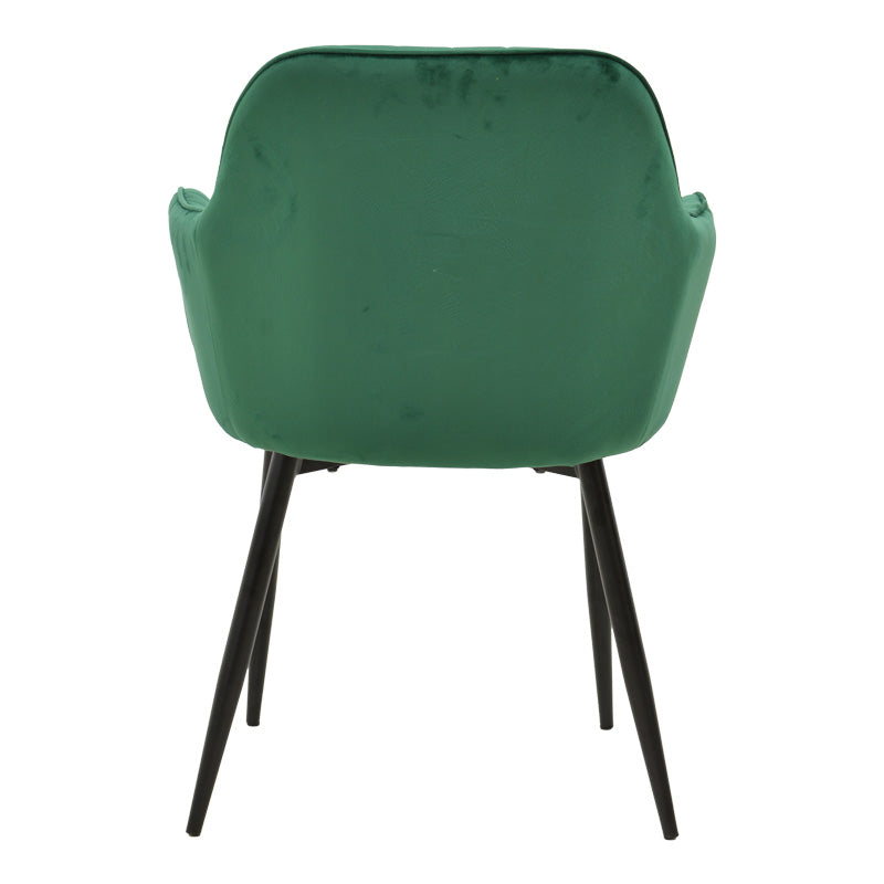 Fotoliu Noor, Catifea, Diverse culori, 58x58x86 cm - Verde