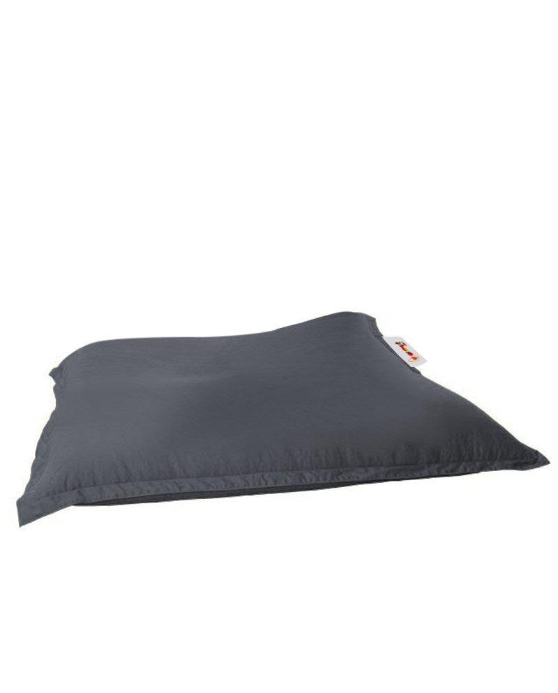Fotoliu Puf Gradina, Bean Bag, Ferndale, Textil impermeabil, 100x100x20 cm - Fum