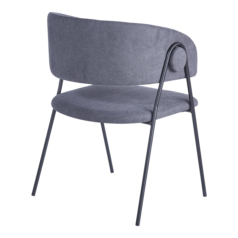 Scaun Rachele cu funcție confort, Antracit - Bej, Picioare Metalice, Negre, 52x65x79 cm - Antracit