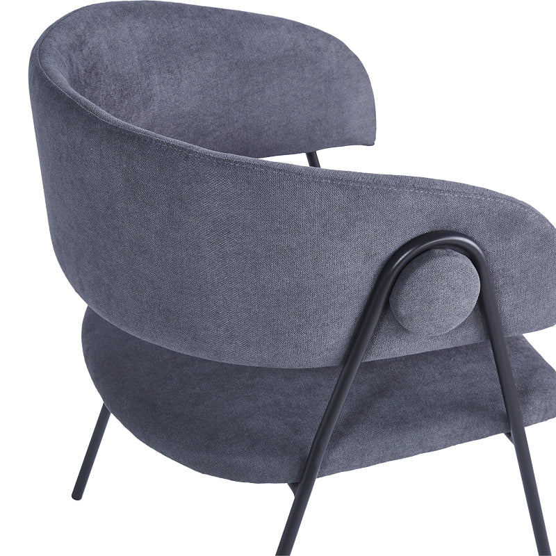 Scaun Rachele cu funcție confort, Antracit - Bej, Picioare Metalice, Negre, 52x65x79 cm - Antracit