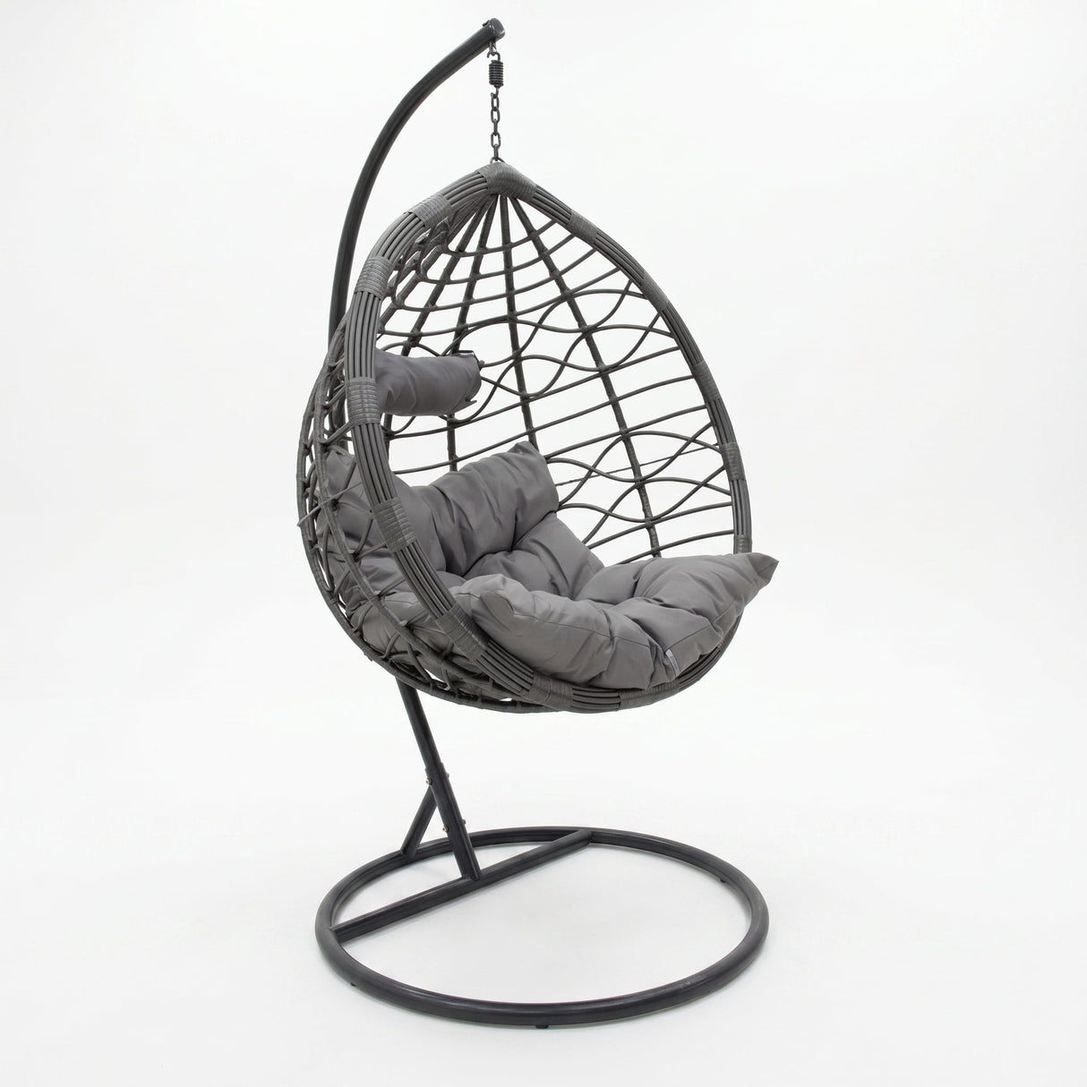 Balansoar Hudson, Metal si PP, 109x119x195 cm - Balansoar Hudson, Metal si PP, 109x119x195 cm