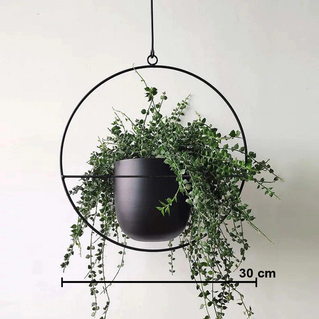Jardiniere, Negru, 25x25x25 cm