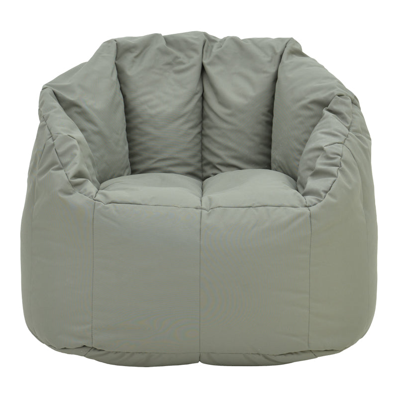 Taburet impermeabil Kerlon, Piele ecologica, Gri - Portocaliu, 80x65 cm - Gri