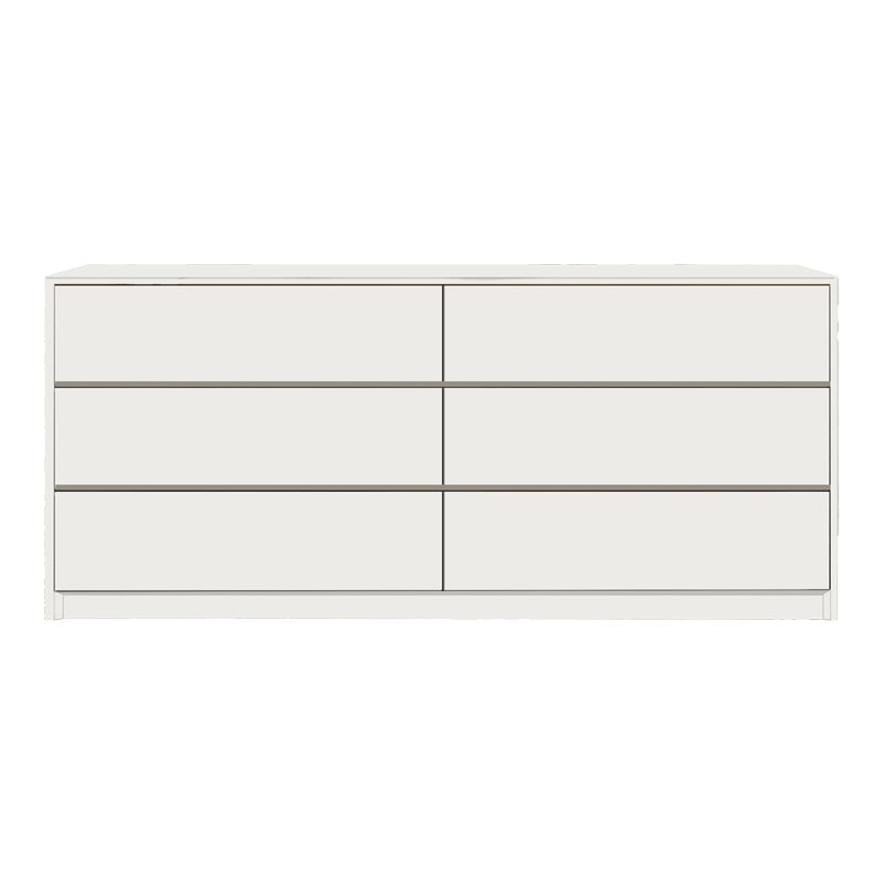 Comoda Kuanger cu sertare, Alb - Stejar, 120x40x70 cm - Comoda Kuanger cu sertare, Alb - Stejar, 120x40x70 cm - 072-000112