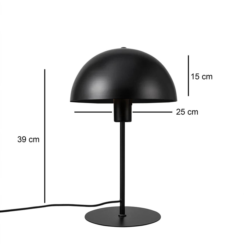 Lampa de Birou Desker metal-negru, D25x39 cm