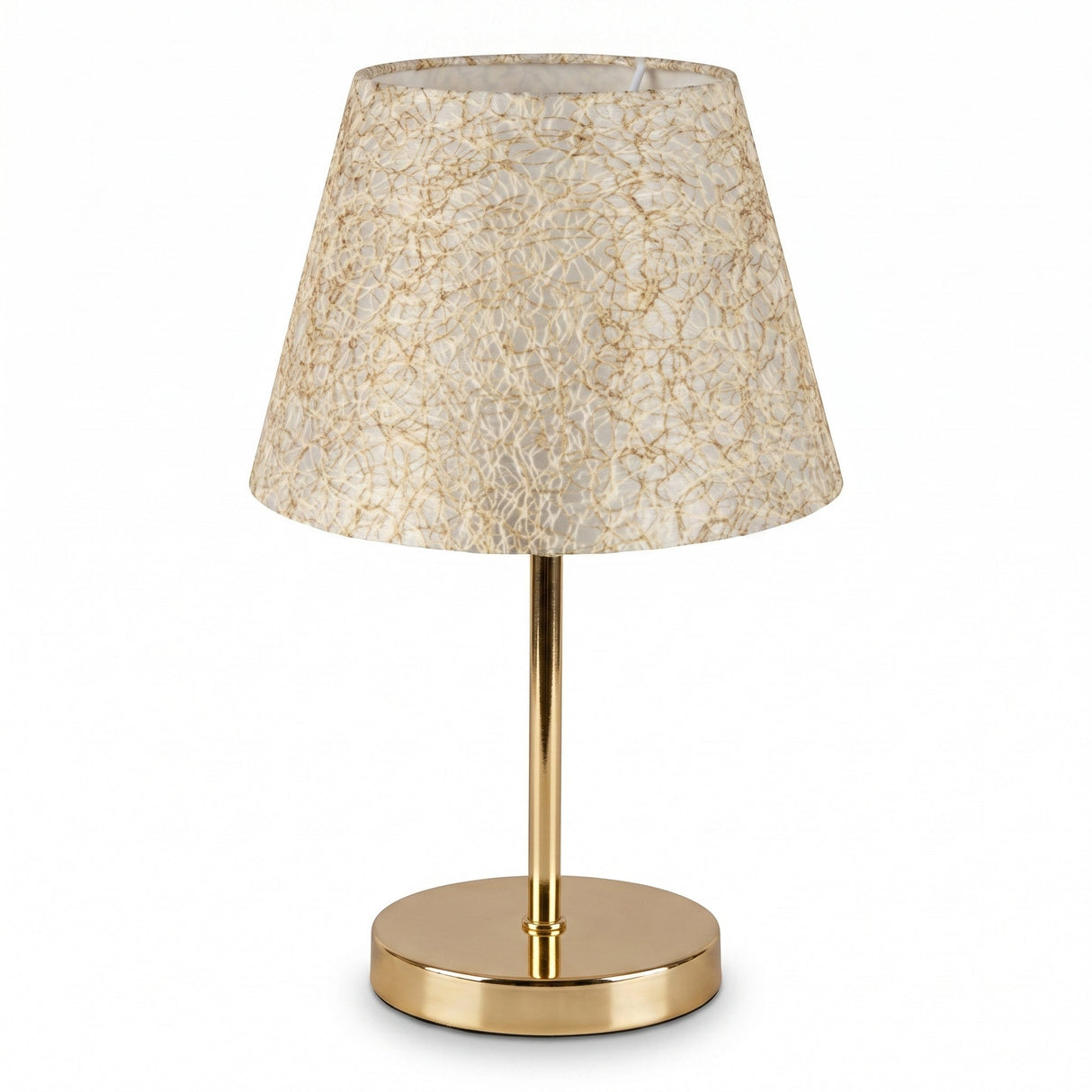Lampa de Masa PWL-1074, bej-auriu, D22x37 cm