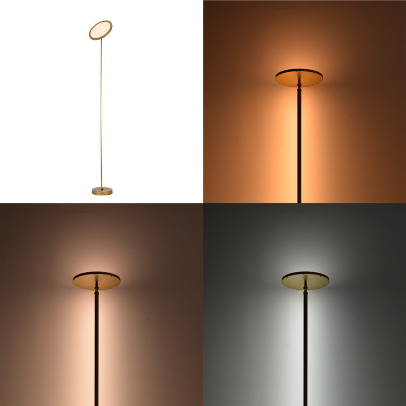 Lampadar Rita, metal si LED, D25x160 cm - Auriu