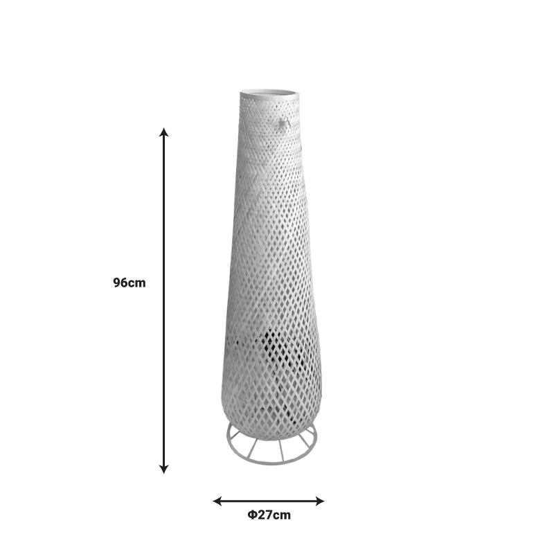Lampa de podea Solian bambus, Natural, D27x96 cm