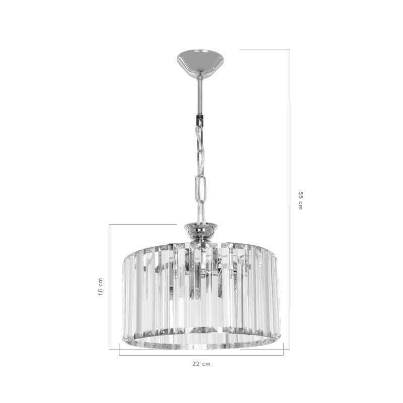 Lampa Lavina I, Auriu, 27x27x21 cm