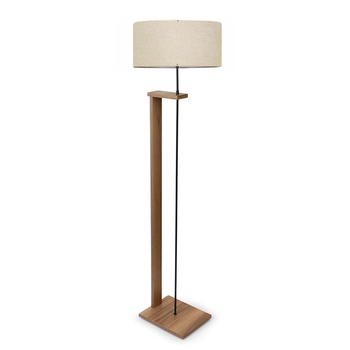 Lampadar AKD, Bej, 29x29x110 cm