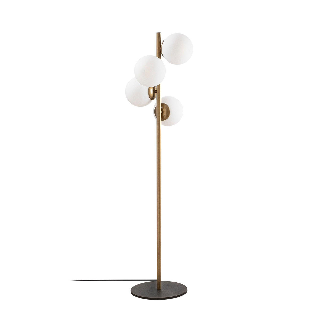 Lampadar Luxer, Auriu, 15x15x130 cm