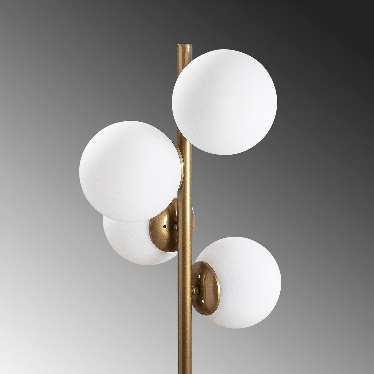 Lampadar Luxer, Auriu, 15x15x130 cm