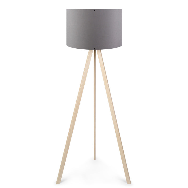 Lampadar PWL-1060, MDF si textil, D38x140 cm - Lampadar PWL-1060, MDF si textil, D38x140 cm - 202-000008