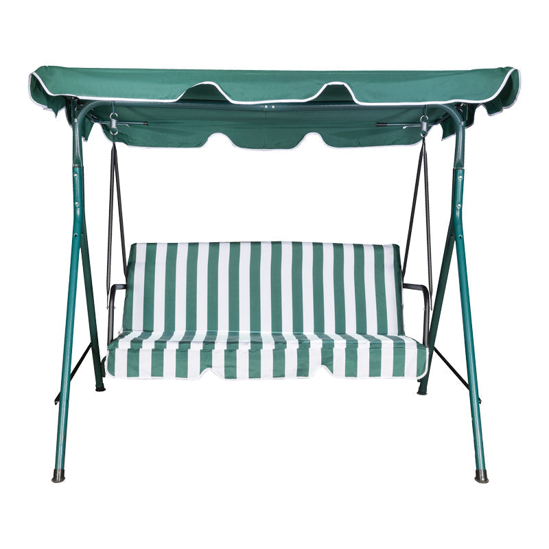 Balansoar Globo, Metal si tesatura, 170x110x153 cm - Verde
