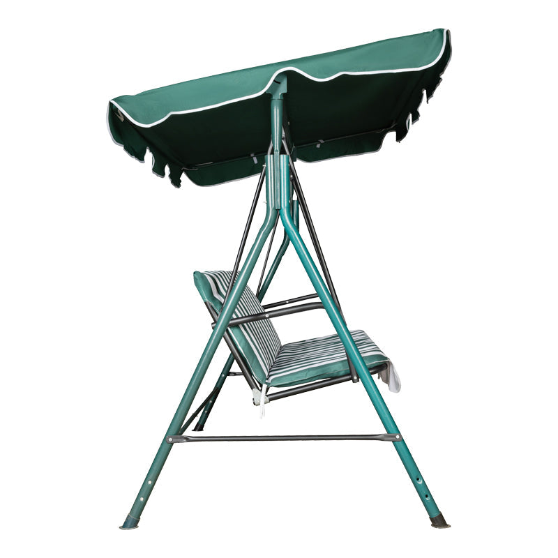 Balansoar Globo, Metal si tesatura, 170x110x153 cm - Verde