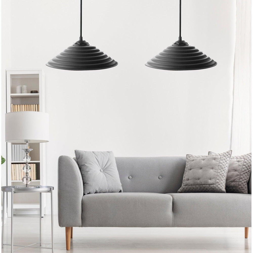 Lustra 204 Chandelier, Negru, 25x25x50 cm