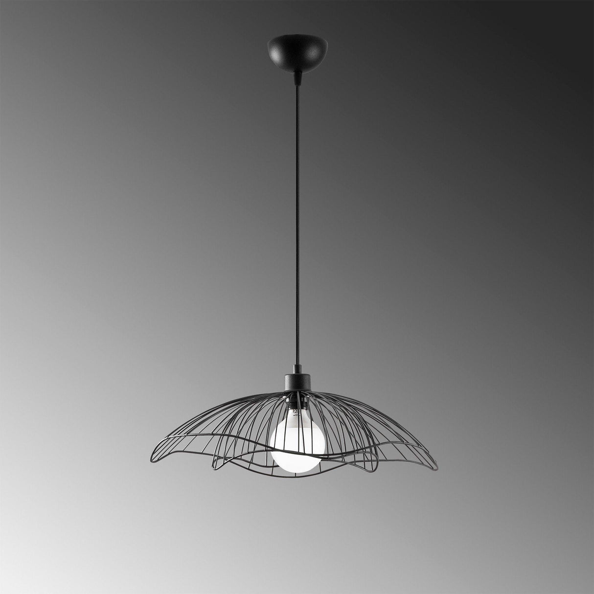 Lustra Archilux, Negru, 50x50x31 cm