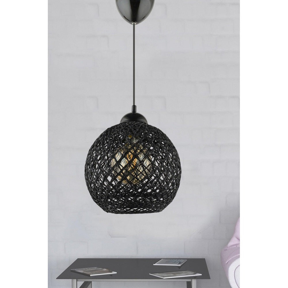 Lustra ASY269 Chandelier, Negru, 22x18x20 cm
