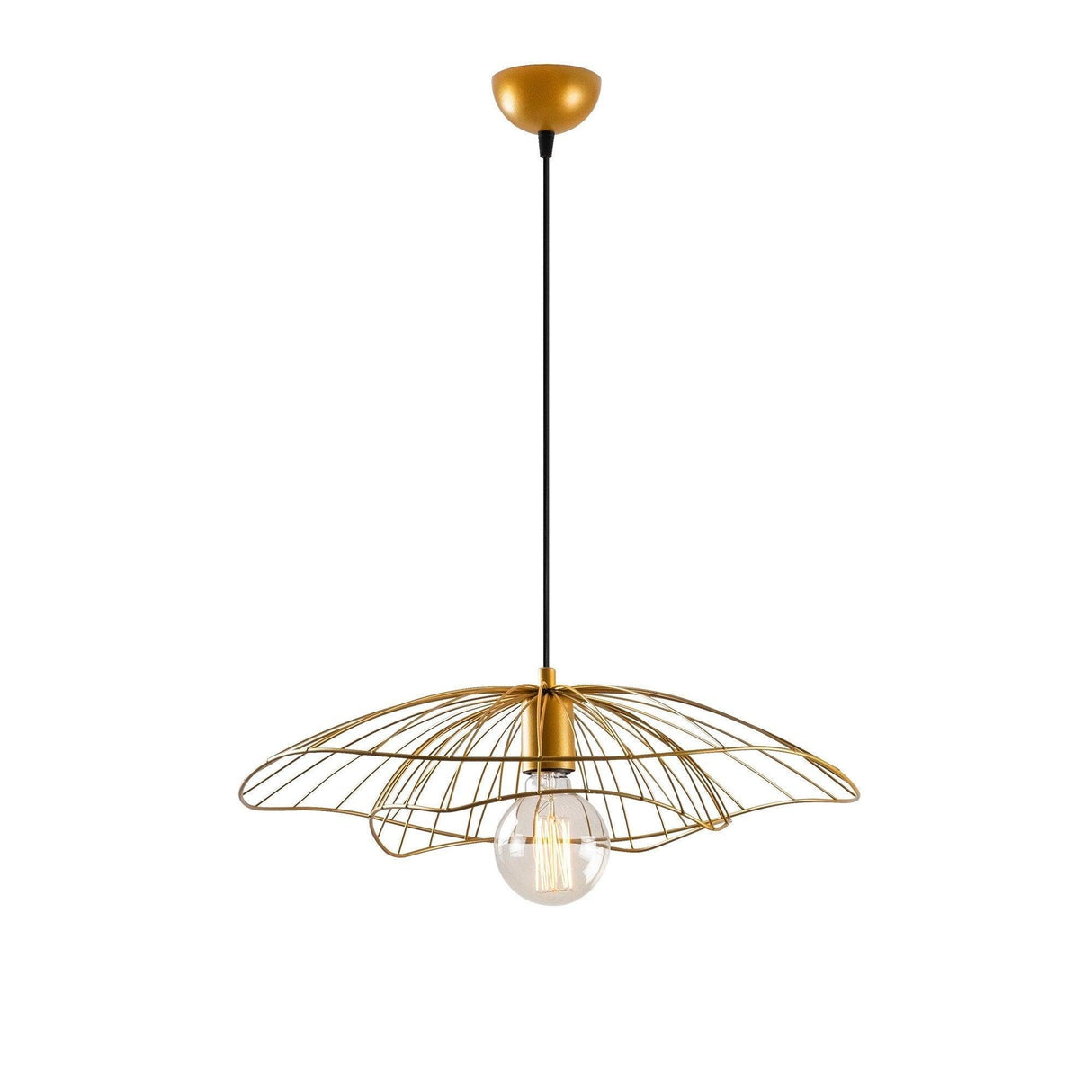 Lustra Candelan, Auriu, 50x50x111 cm