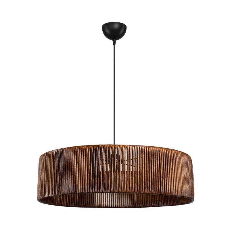 Lustra de tavan cu o singura sursa de lumina Tebaha, Maro - Natural, D55x20 cm - Lustra de tavan cu o singura sursa de lumina Tebaha, Maro - Natural, D55x20 cm - 147-000190