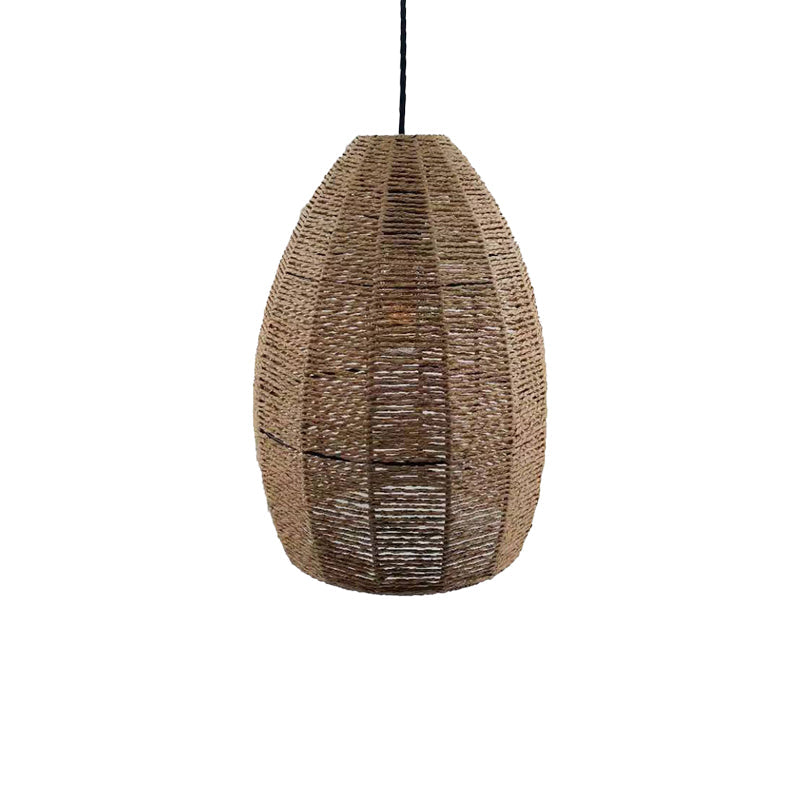 Lustra din sfoara Ropal Boho, Natural, 29x29x40 cm