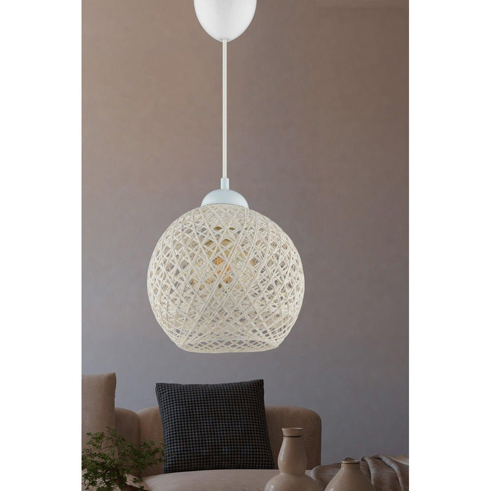 Lustra DL345 Chandelier, 22x22x54 cm - Alb