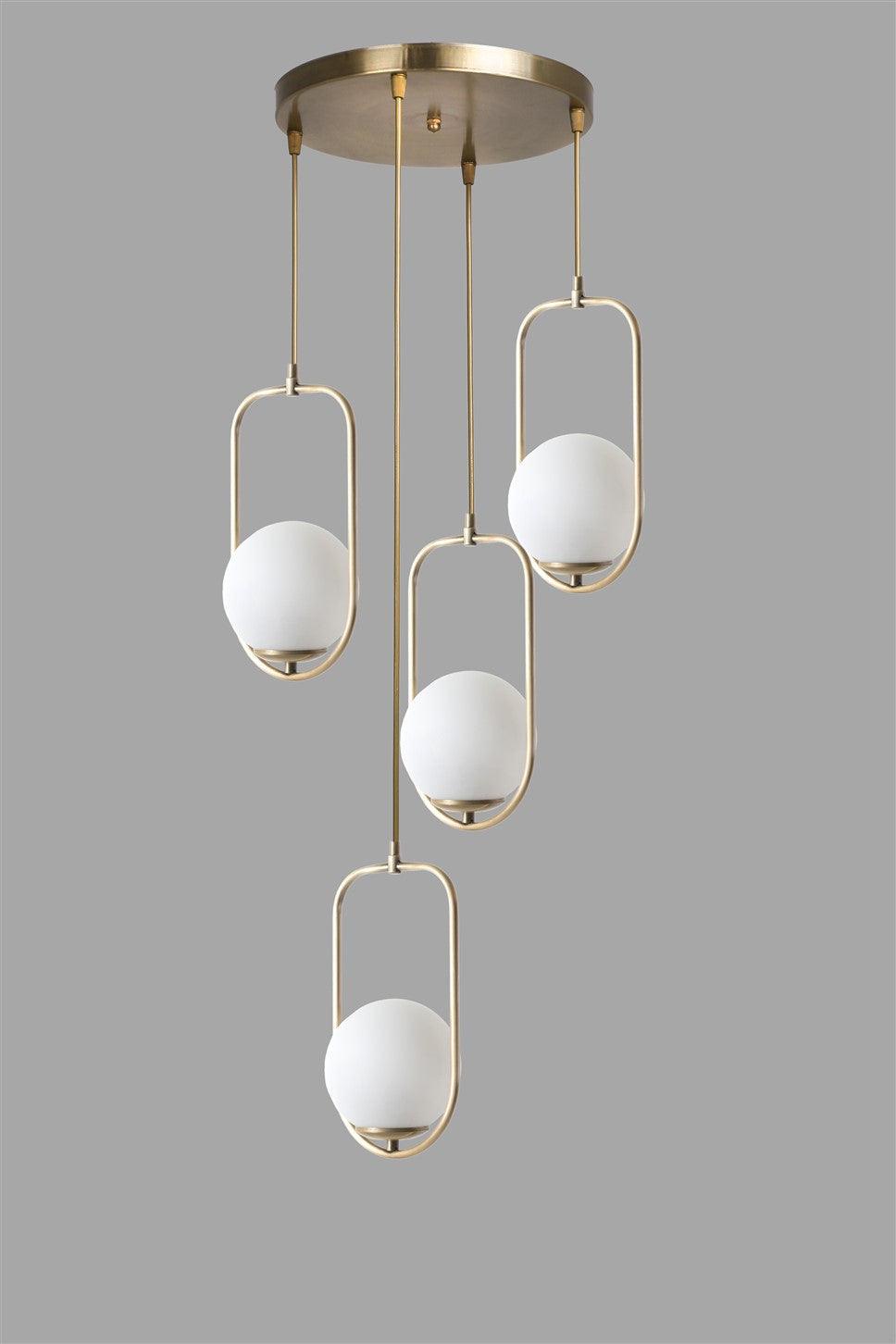 Lustra Dominik, Alb, 70x30 cm