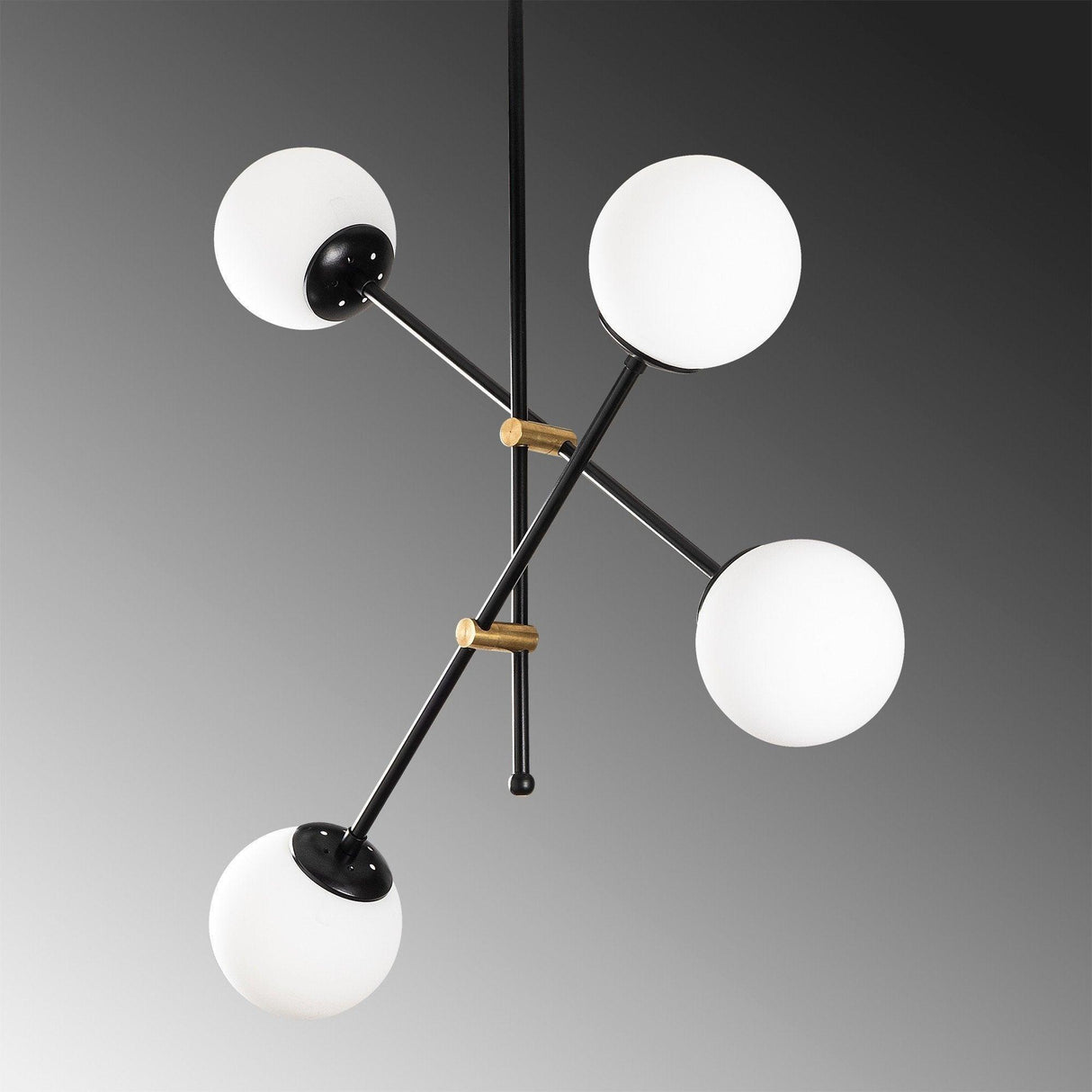 Lustra Lumea, Negru, 15x15x70 cm