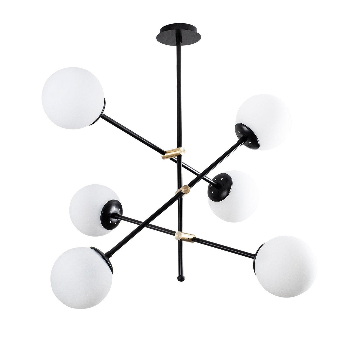 Lustra Lumik, Negru, 82x82x76 cm