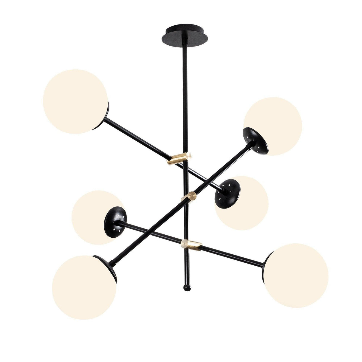 Lustra Lumik, Negru, 82x82x76 cm