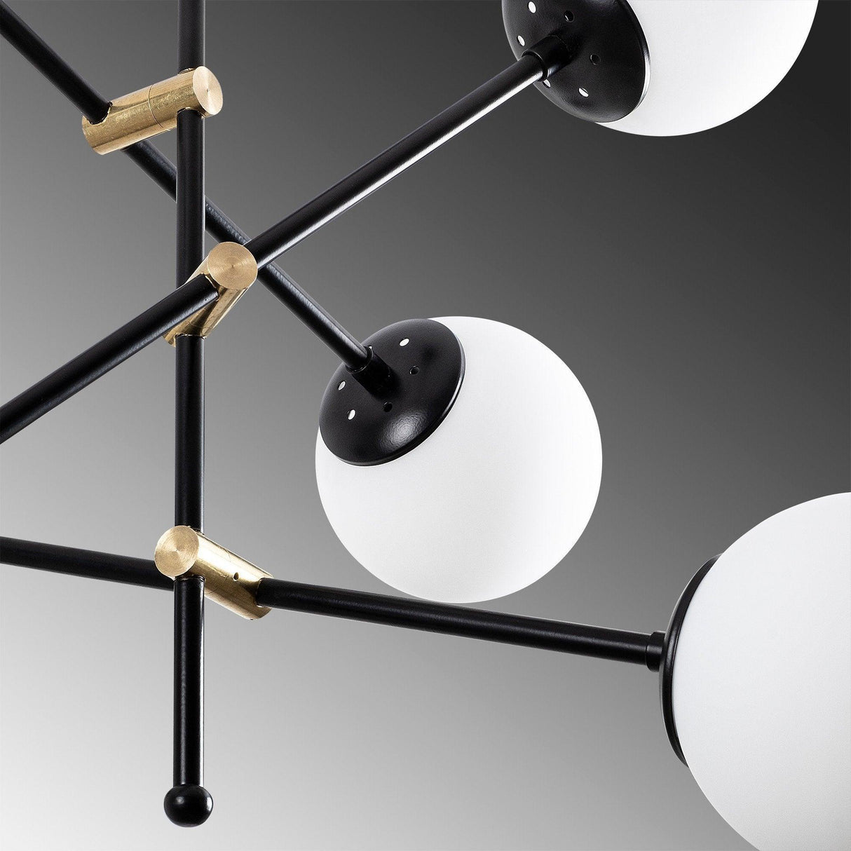 Lustra Lumik, Negru, 82x82x76 cm