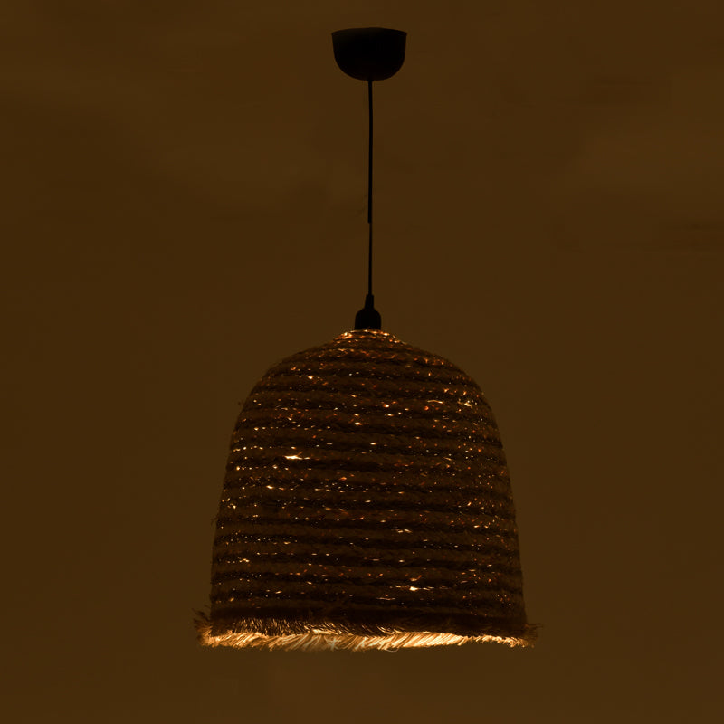 Lustra Nolie din rachita, Natural, D40x99 cm