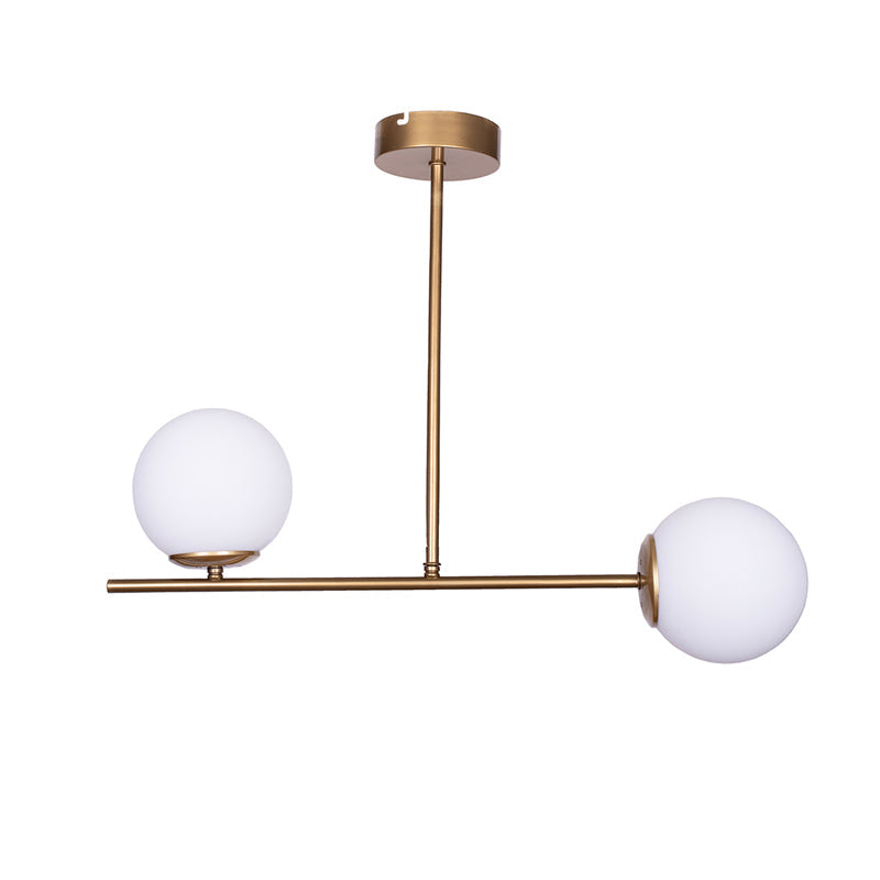 Lustra Opedro metal, auriu, 60x30x40 cm