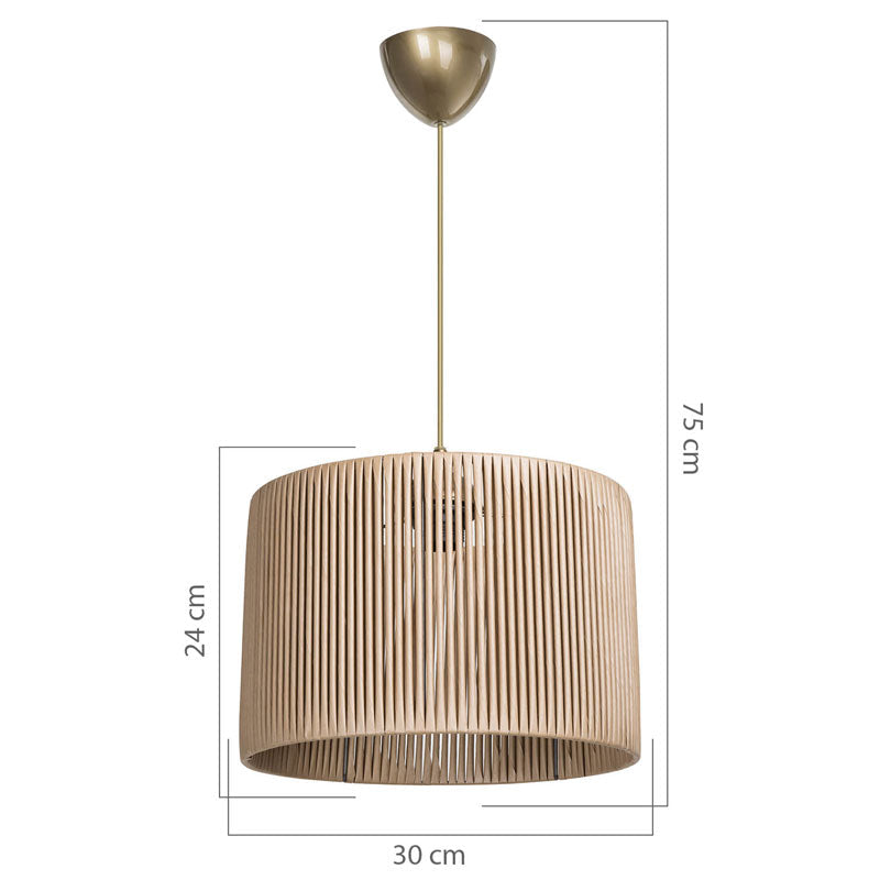 Lustra PWL-1118, Natural, 30x75 cm